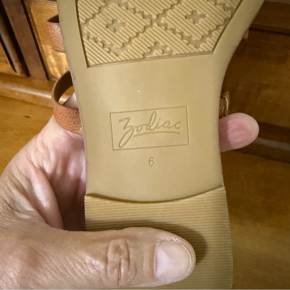 Zodiac brown, leather sandals shoes - Picture 9 of 11